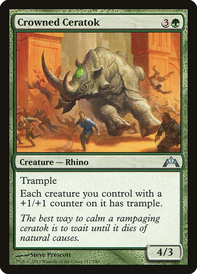 Crowned Ceratok [Gatecrash] | Gate City Games LLC