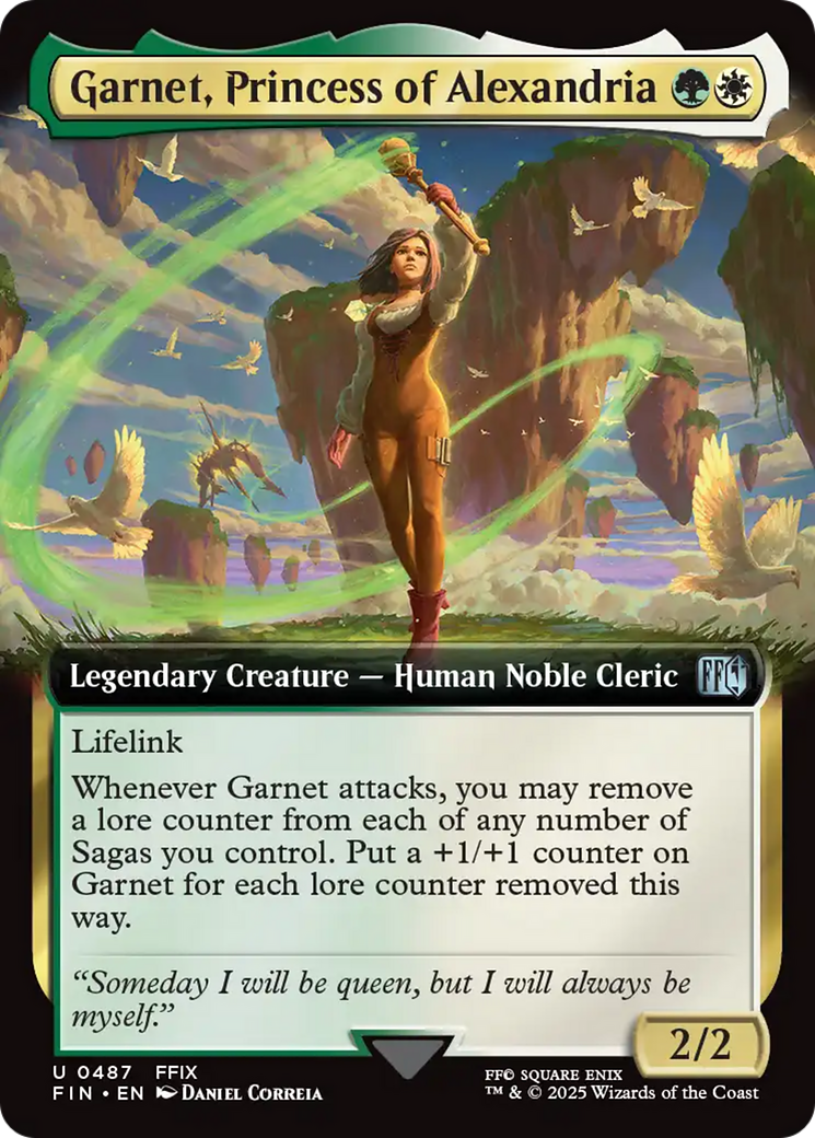 Garnet, Princess of Alexandria (Extended Art) [FINAL FANTASY] | Gate City Games LLC
