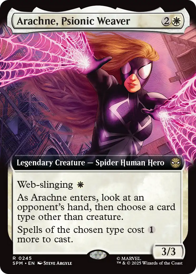 Arachne, Psionic Weaver (Extended Art) [Marvel's Spider-Man] | Gate City Games LLC