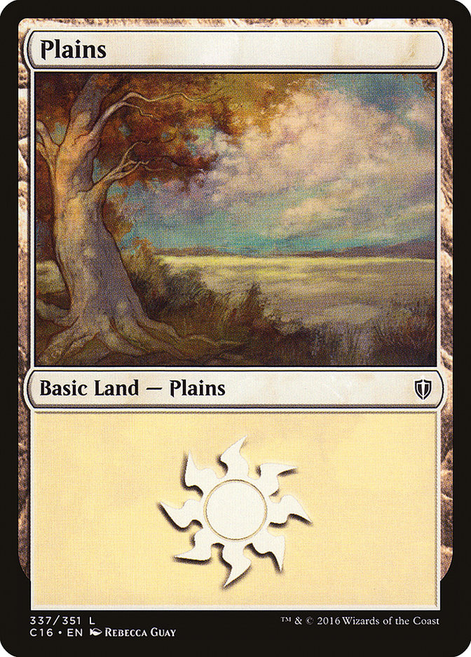 Plains (337) [Commander 2016] | Gate City Games LLC