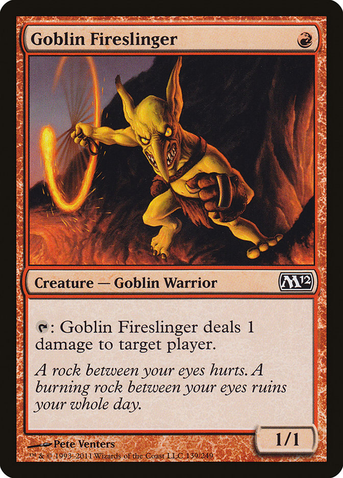 Goblin Fireslinger [Magic 2012] | Gate City Games LLC