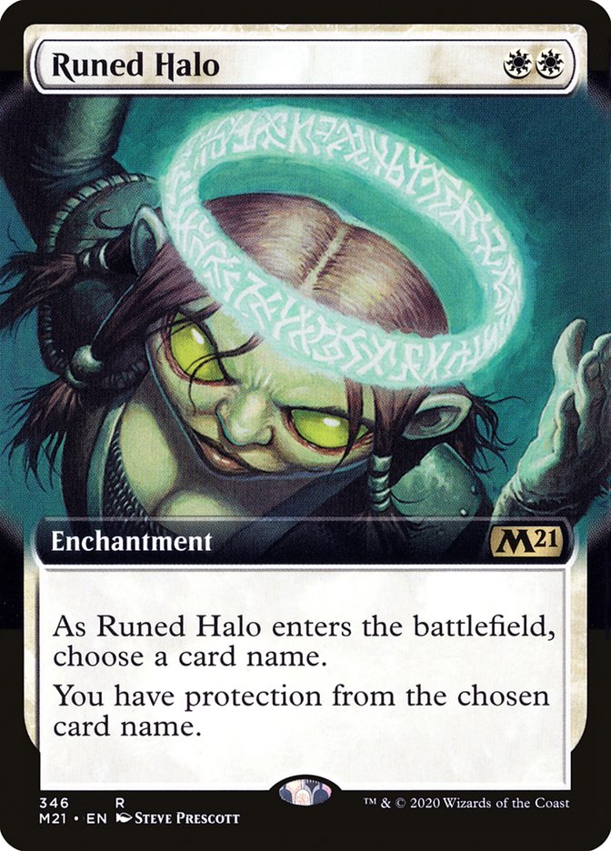 Runed Halo (Extended Art) [Core Set 2021] | Gate City Games LLC