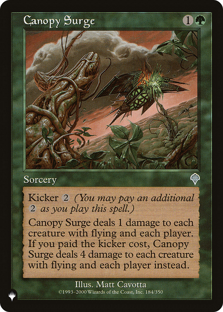 Canopy Surge [The List] | Gate City Games LLC