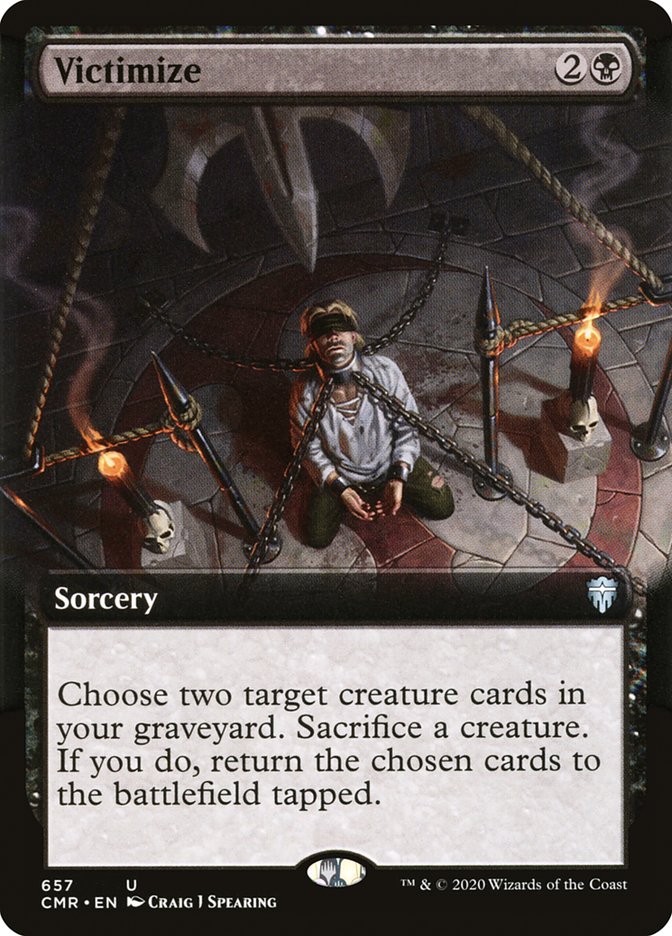 Victimize (Extended Art) [Commander Legends] | Gate City Games LLC