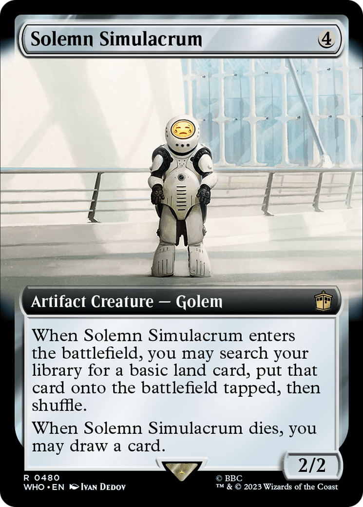 Solemn Simulacrum (Extended Art) [Doctor Who] | Gate City Games LLC