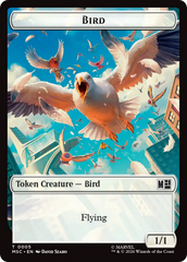 Treasure (022) // Bird (005) Double-Sided Token [Marvel Super Heroes Commander Tokens] | Gate City Games LLC