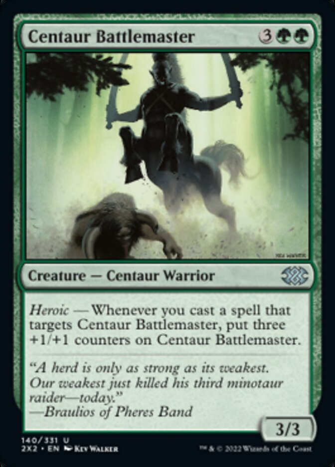 Centaur Battlemaster [Double Masters 2022] | Gate City Games LLC