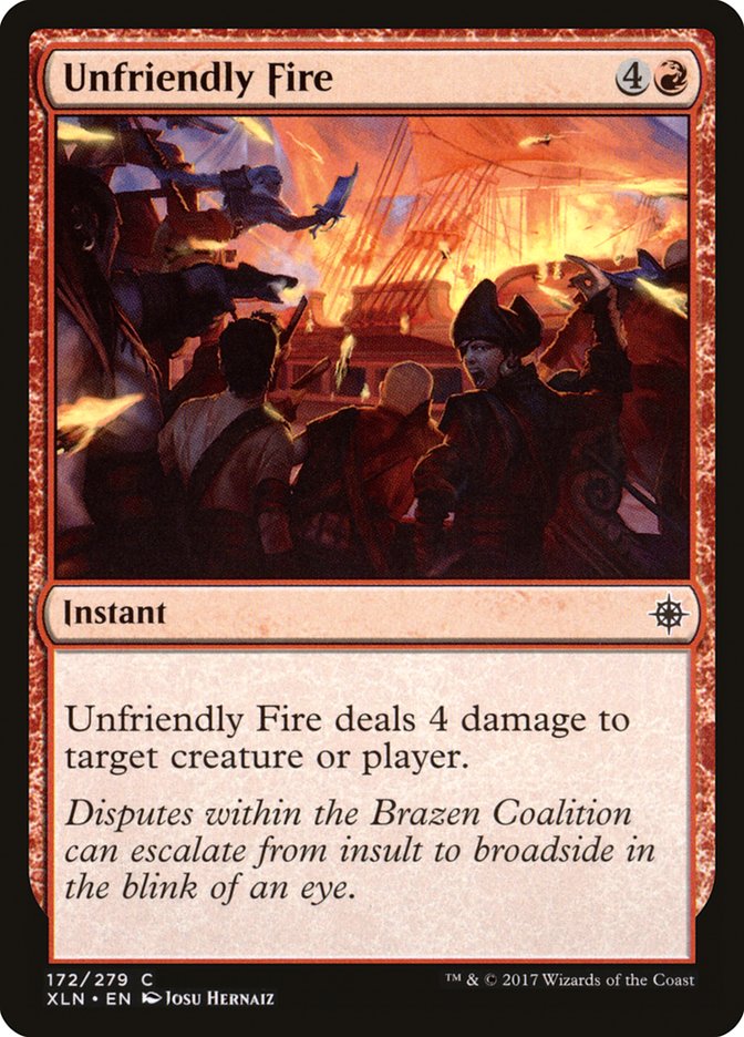 Unfriendly Fire [Ixalan] | Gate City Games LLC