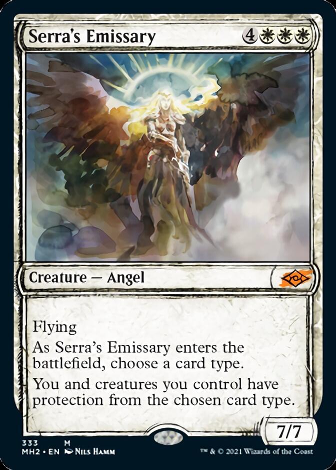 Serra's Emissary (Sketch) [Modern Horizons 2] | Gate City Games LLC