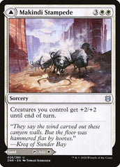 Makindi Stampede // Makindi Mesas [Zendikar Rising] | Gate City Games LLC