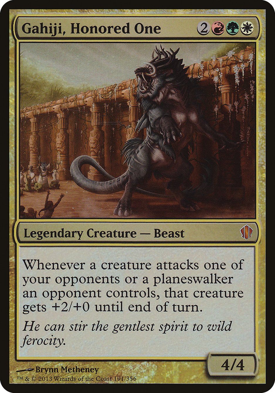 Gahiji, Honored One (Oversized) [Commander 2013 Oversized] | Gate City Games LLC