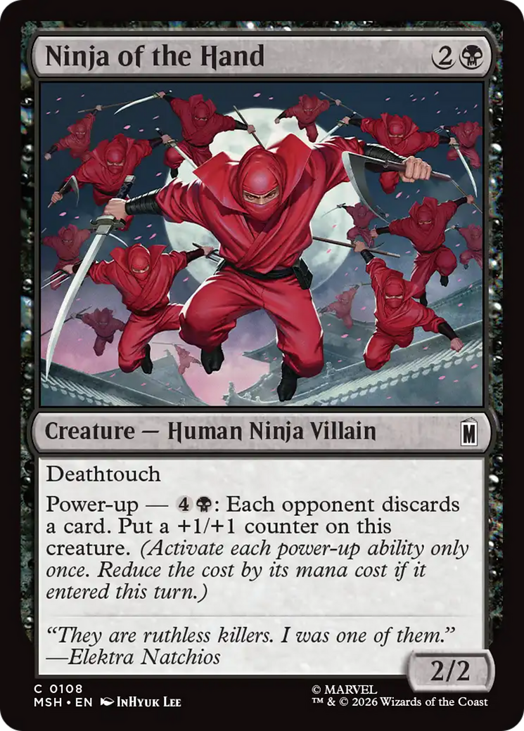 Ninja of the Hand [Marvel Super Heroes] | Gate City Games LLC