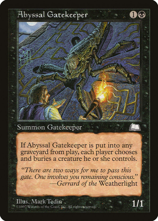 Abyssal Gatekeeper [Weatherlight] | Gate City Games LLC