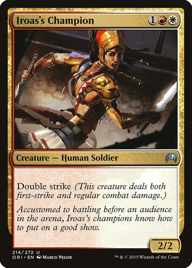 Iroas's Champion [Magic Origins] | Gate City Games LLC