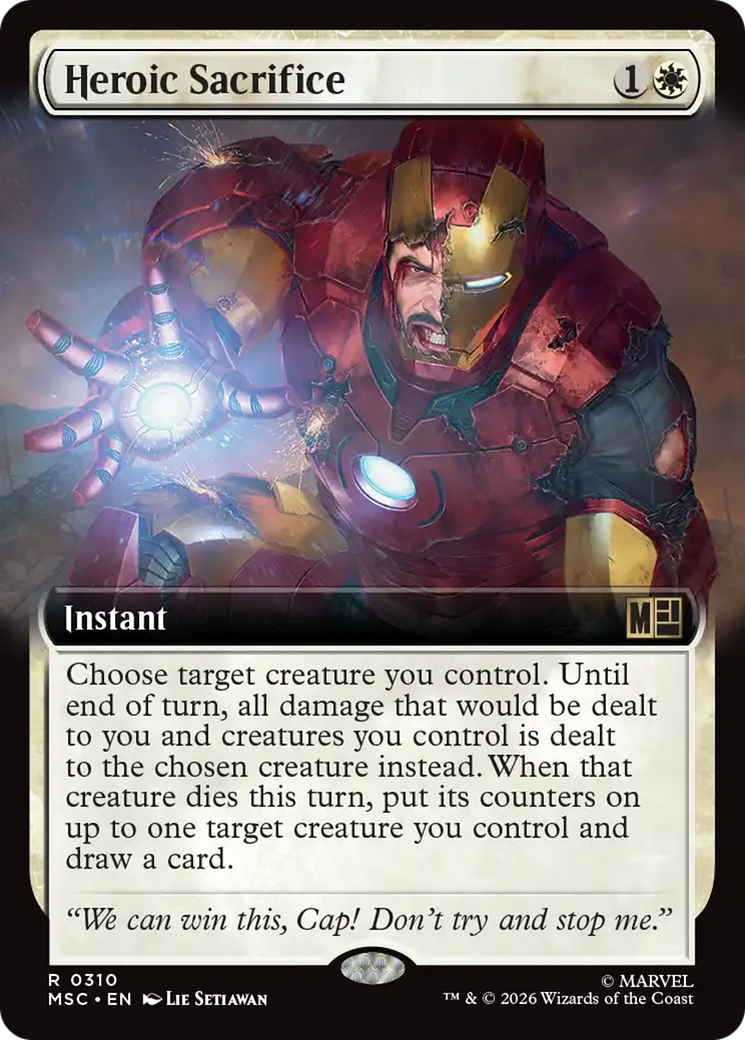 Heroic Sacrifice (Extended Art) [Marvel Super Heroes Commander] | Gate City Games LLC