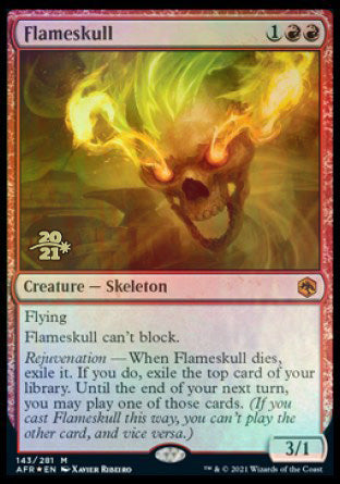 Flameskull [Dungeons & Dragons: Adventures in the Forgotten Realms Prerelease Promos] | Gate City Games LLC