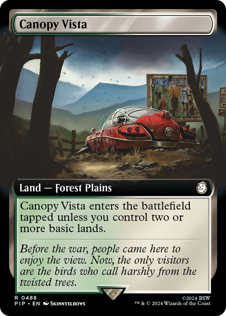 Canopy Vista (Extended Art) [Fallout] | Gate City Games LLC