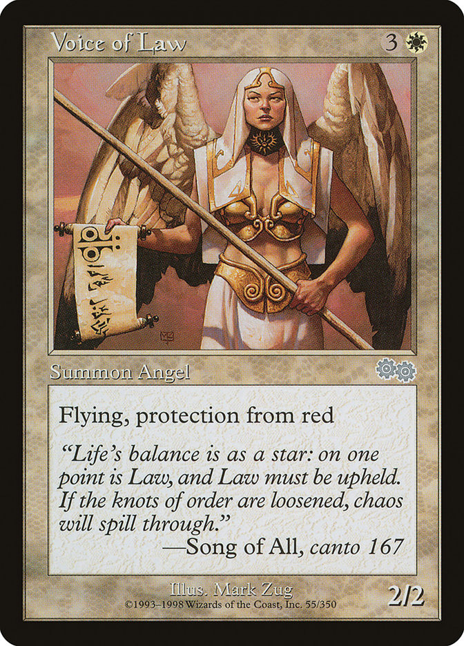 Voice of Law [Urza's Saga] | Gate City Games LLC