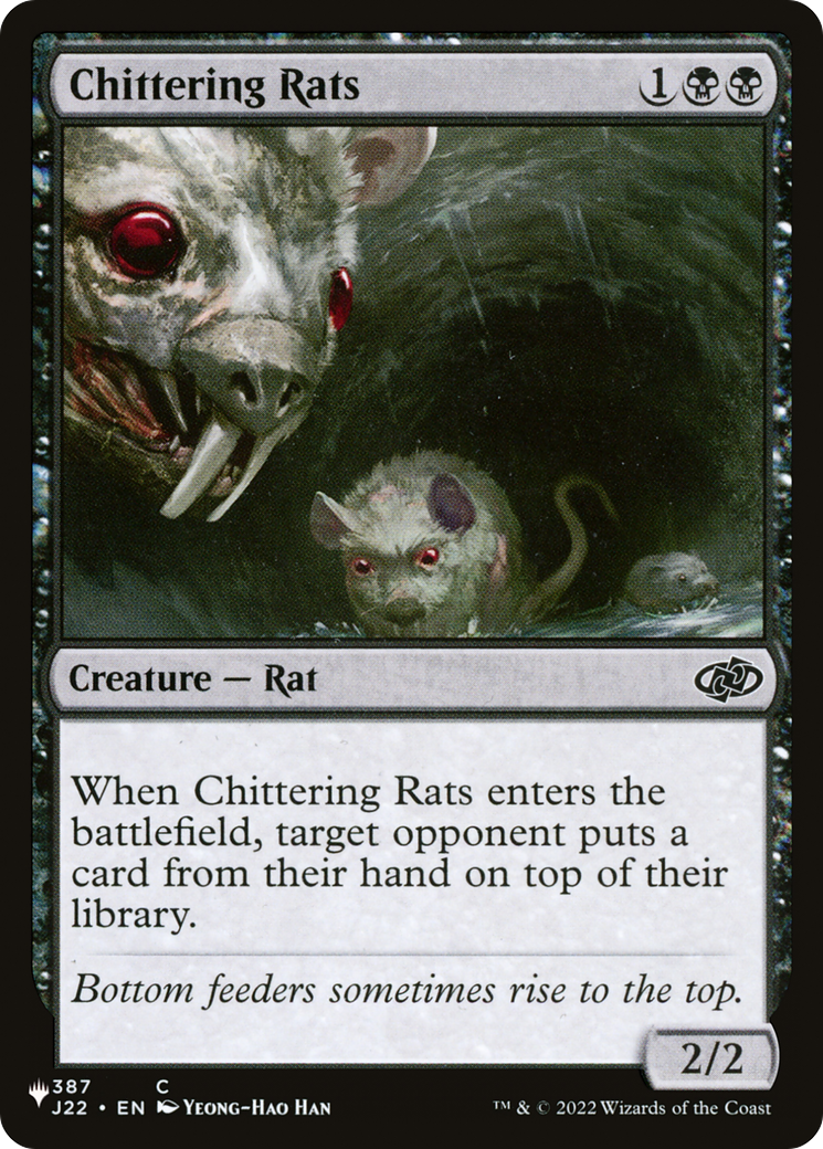 Chittering Rats [The List Reprints] | Gate City Games LLC