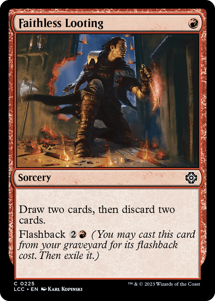 Faithless Looting [The Lost Caverns of Ixalan Commander] | Gate City Games LLC