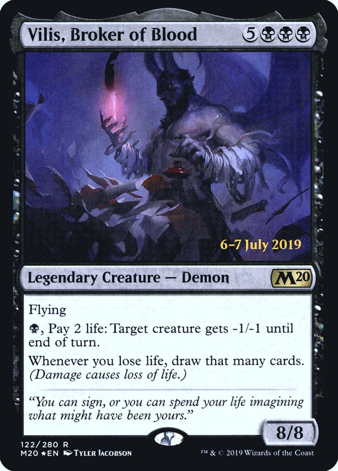 Vilis, Broker of Blood [Core Set 2020 Prerelease Promos] | Gate City Games LLC