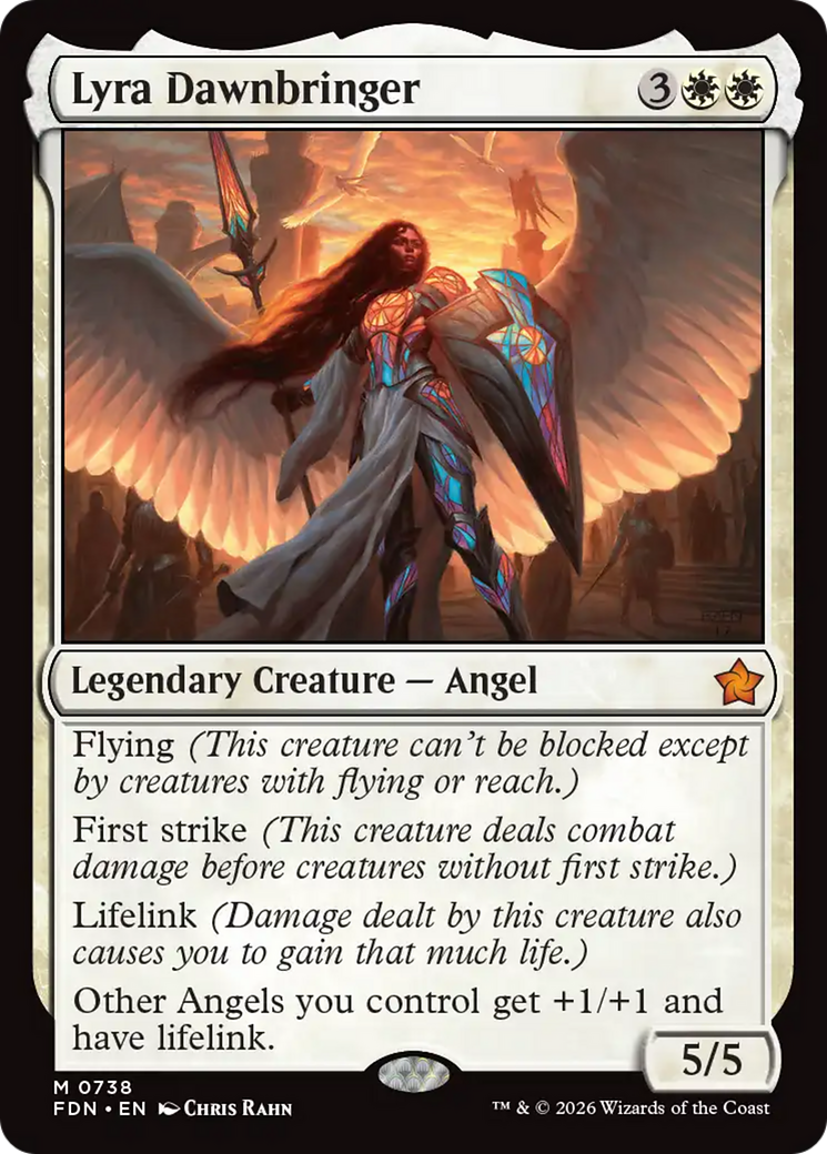 Lyra Dawnbringer (0738) [Foundations] | Gate City Games LLC