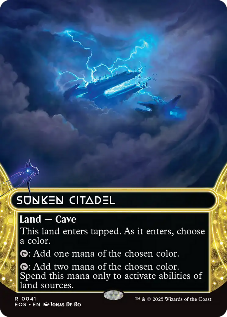 Sunken Citadel (0041) (Borderless) [Edge of Eternities: Stellar Sights] | Gate City Games LLC
