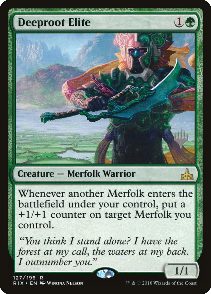Deeproot Elite (Promo Pack) [Rivals of Ixalan Promos] | Gate City Games LLC