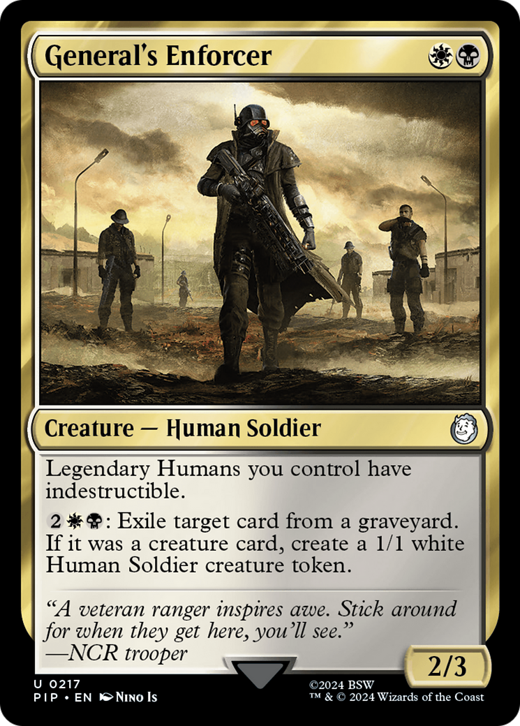 General's Enforcer [Fallout] | Gate City Games LLC