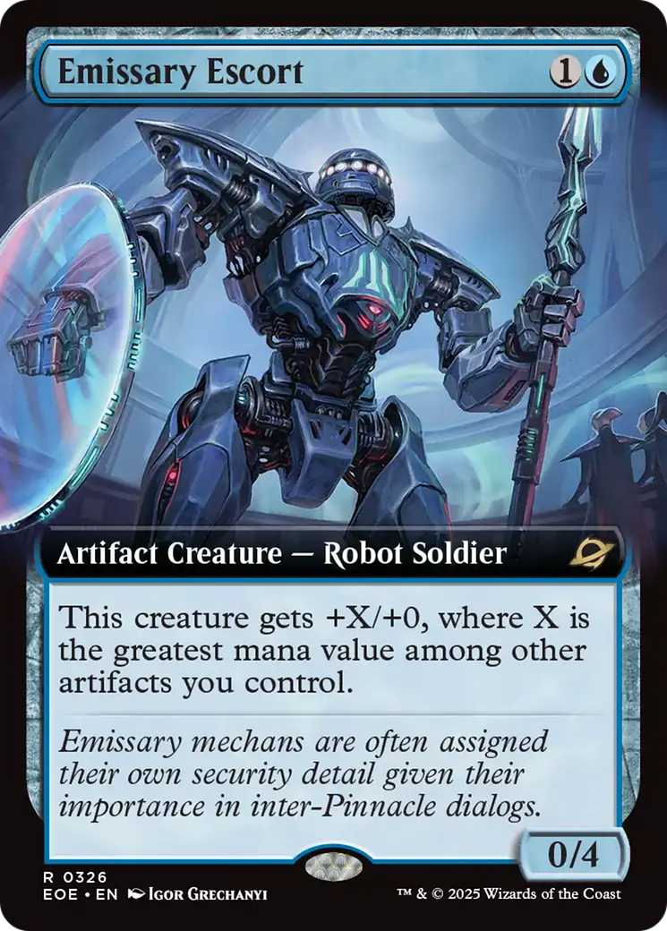 Emissary Escort (Extended Art) [Edge of Eternities] | Gate City Games LLC