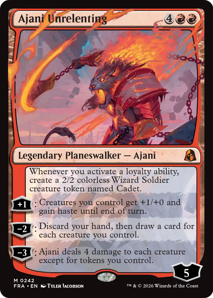 Ajani Unrelenting [Reality Fracture] | Gate City Games LLC