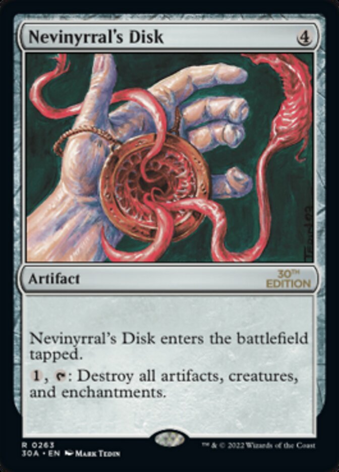 Nevinyrral's Disk [30th Anniversary Edition] | Gate City Games LLC