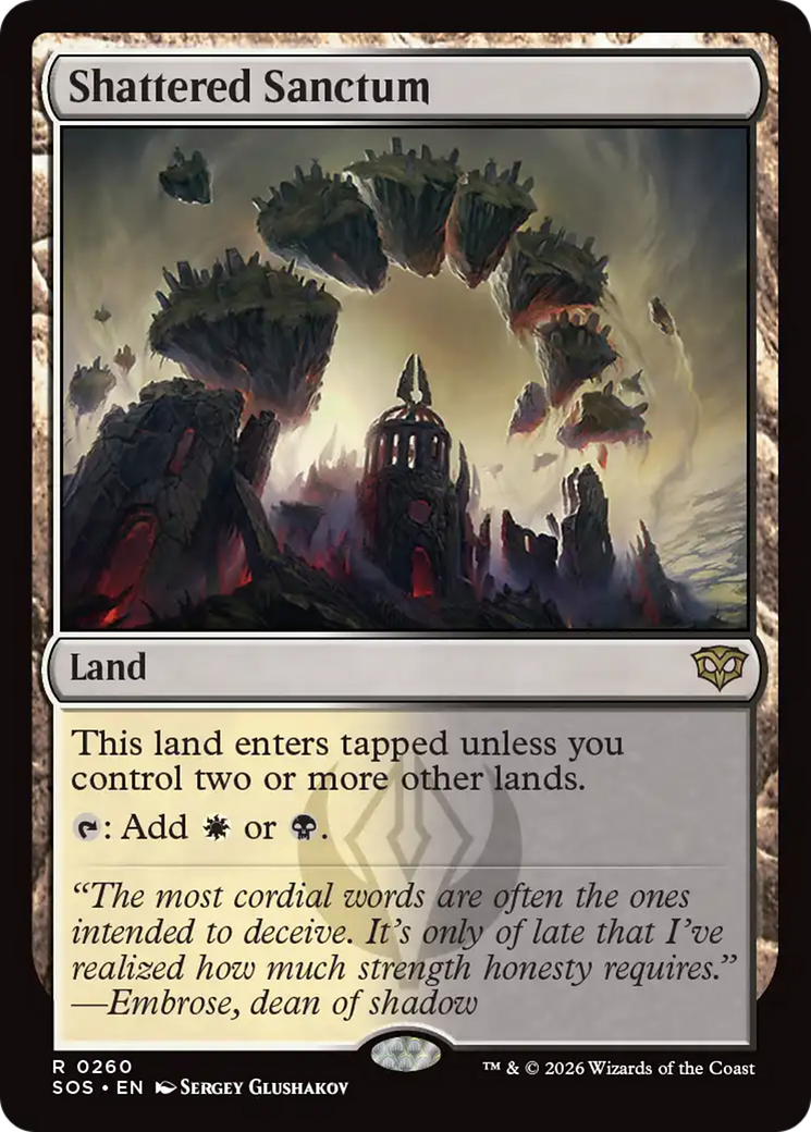 Shattered Sanctum [Secrets of Strixhaven] | Gate City Games LLC
