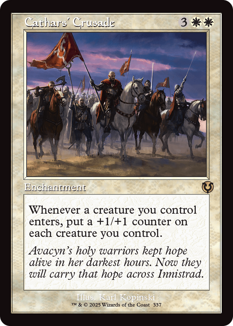 Cathars' Crusade (Retro Frame) [Innistrad Remastered] | Gate City Games LLC