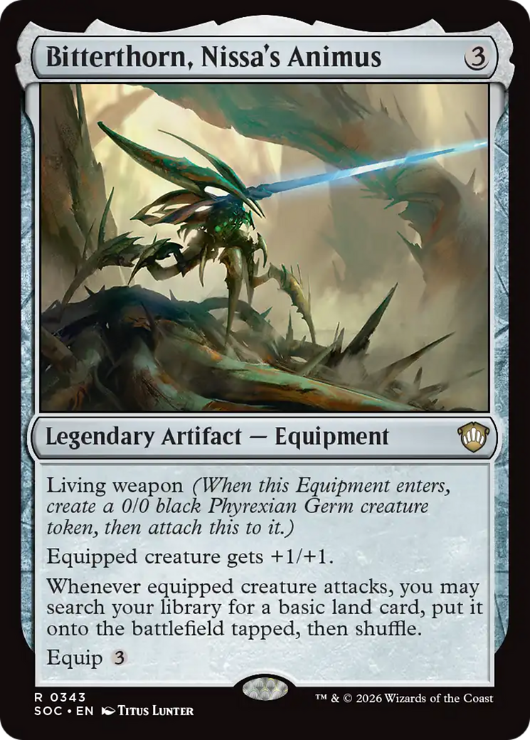 Bitterthorn, Nissa's Animus [Secrets of Strixhaven Commander] | Gate City Games LLC