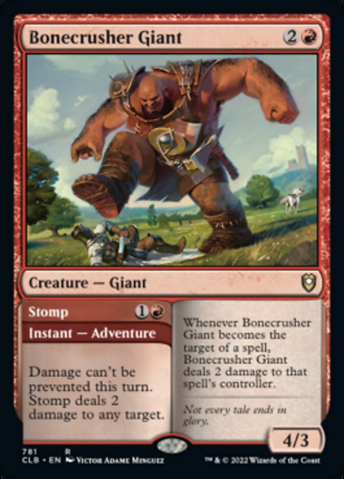 Bonecrusher Giant // Stomp [Commander Legends: Battle for Baldur's Gate] | Gate City Games LLC