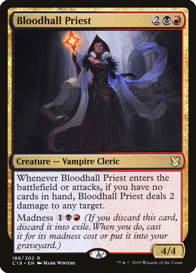 Bloodhall Priest [Commander 2019] | Gate City Games LLC