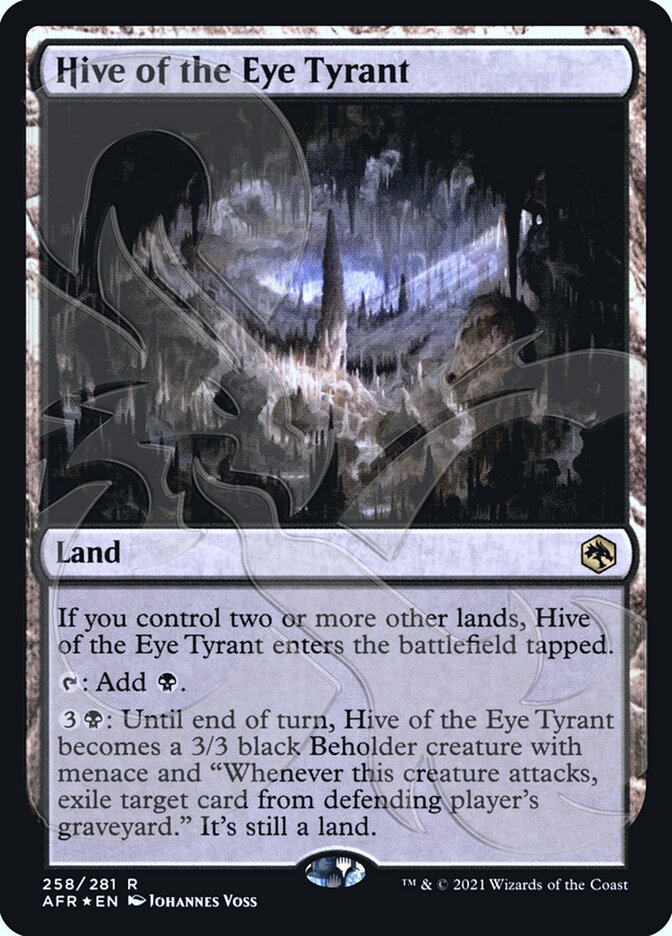 Hive of the Eye Tyrant (Ampersand Promo) [Dungeons & Dragons: Adventures in the Forgotten Realms Promos] | Gate City Games LLC
