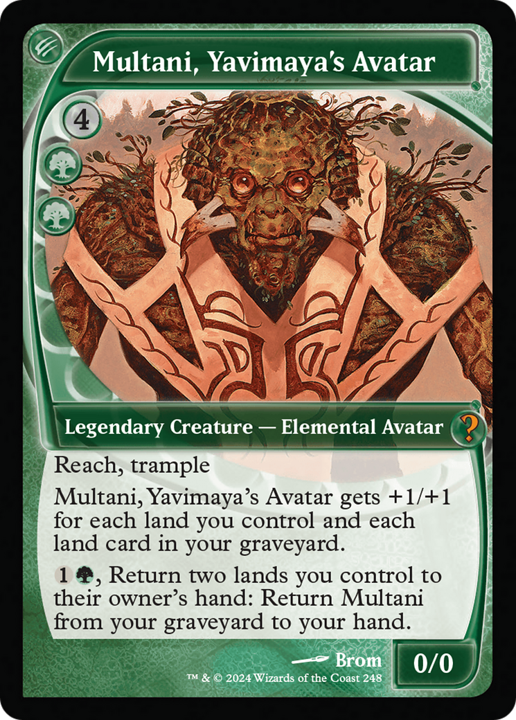 Multani, Yavimaya's Avatar (Future Sight) [Mystery Booster 2] | Gate City Games LLC