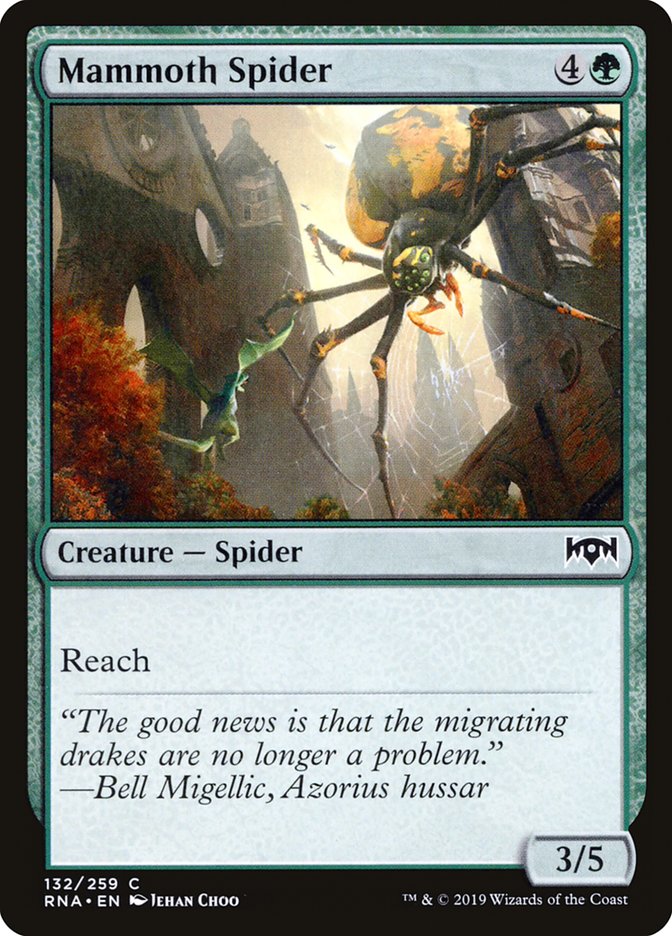 Mammoth Spider [Ravnica Allegiance] | Gate City Games LLC