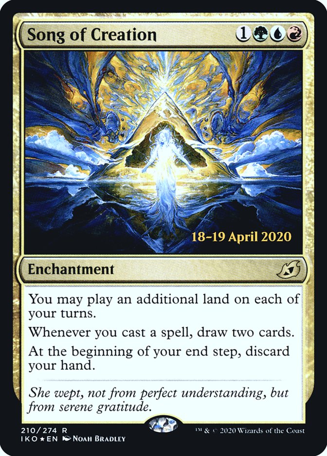 Song of Creation [Ikoria: Lair of Behemoths Prerelease Promos] | Gate City Games LLC