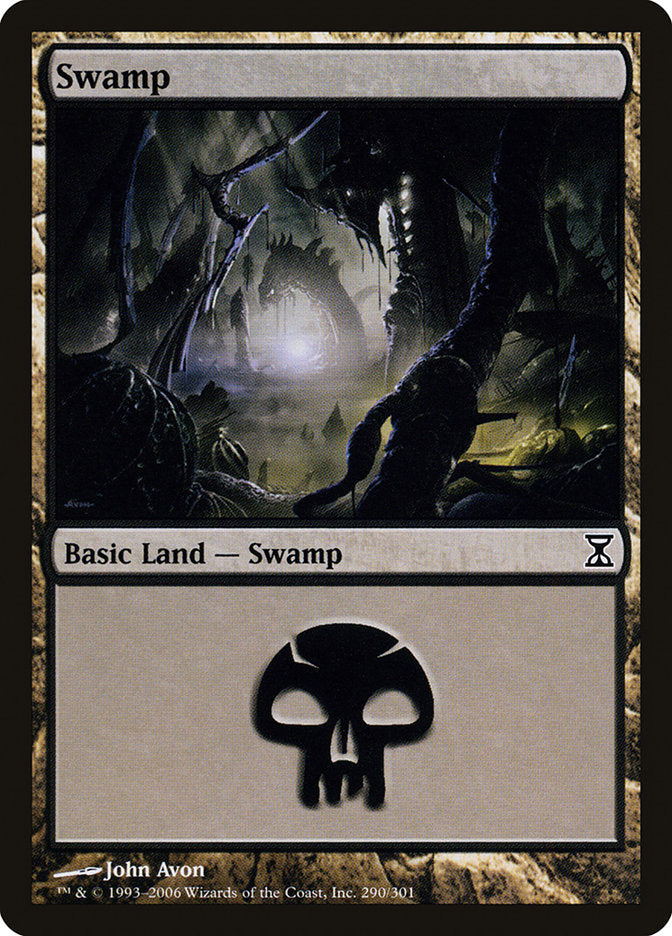 Swamp (290) [Time Spiral] | Gate City Games LLC