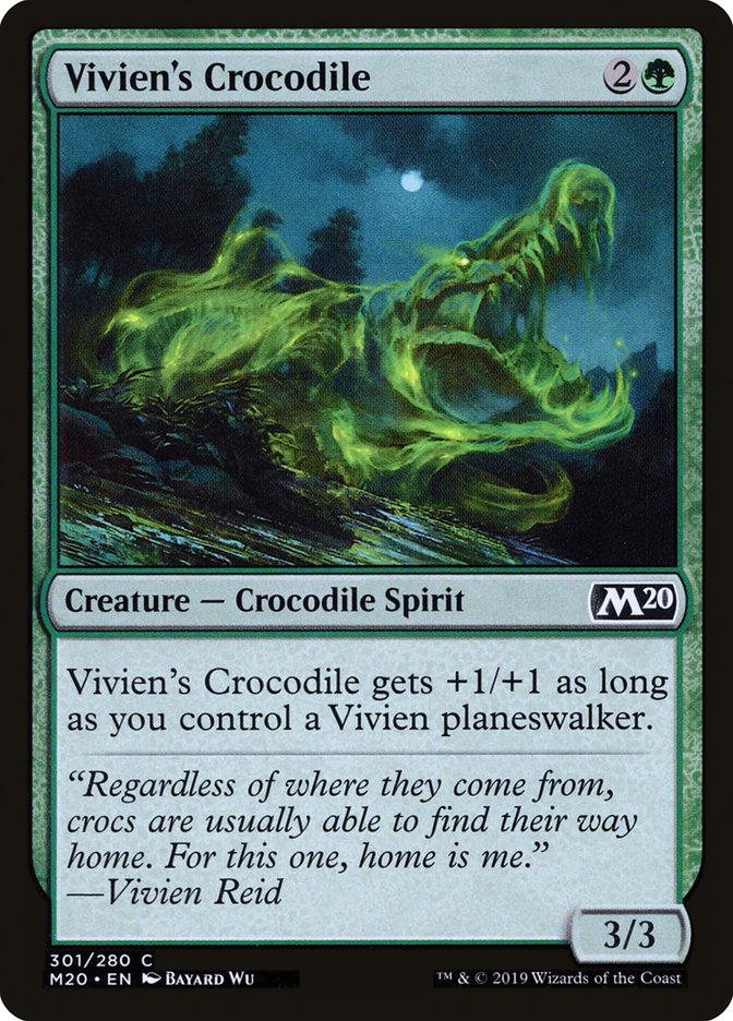 Vivien's Crocodile [Core Set 2020] | Gate City Games LLC