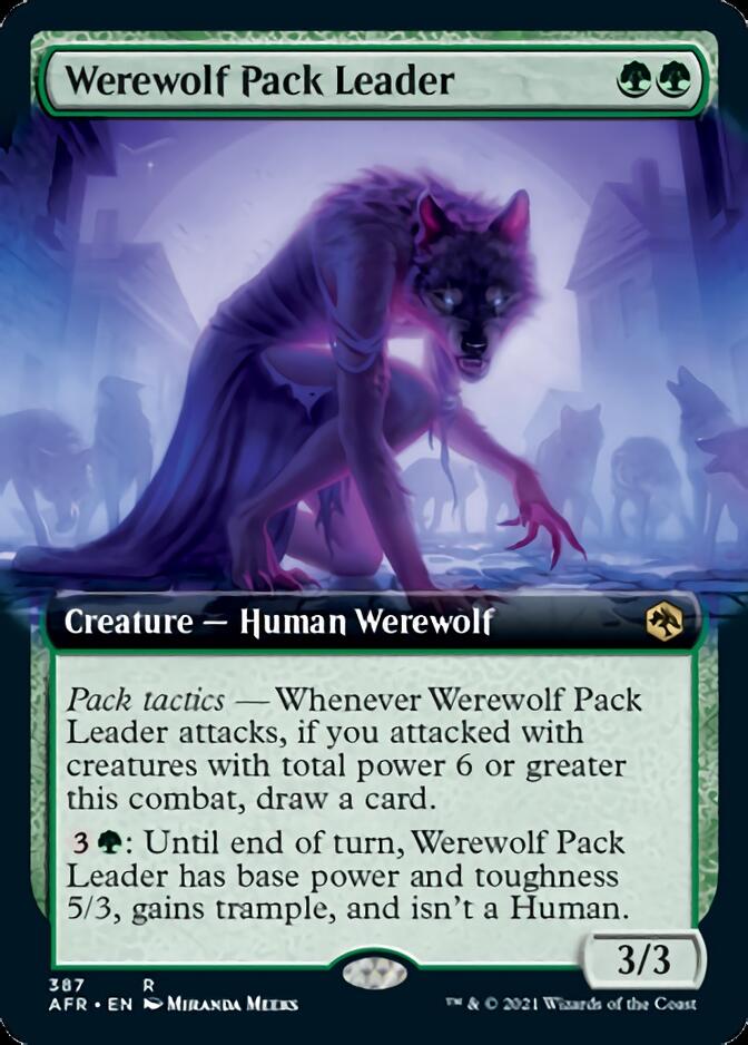 Werewolf Pack Leader (Extended Art) [Dungeons & Dragons: Adventures in the Forgotten Realms] | Gate City Games LLC