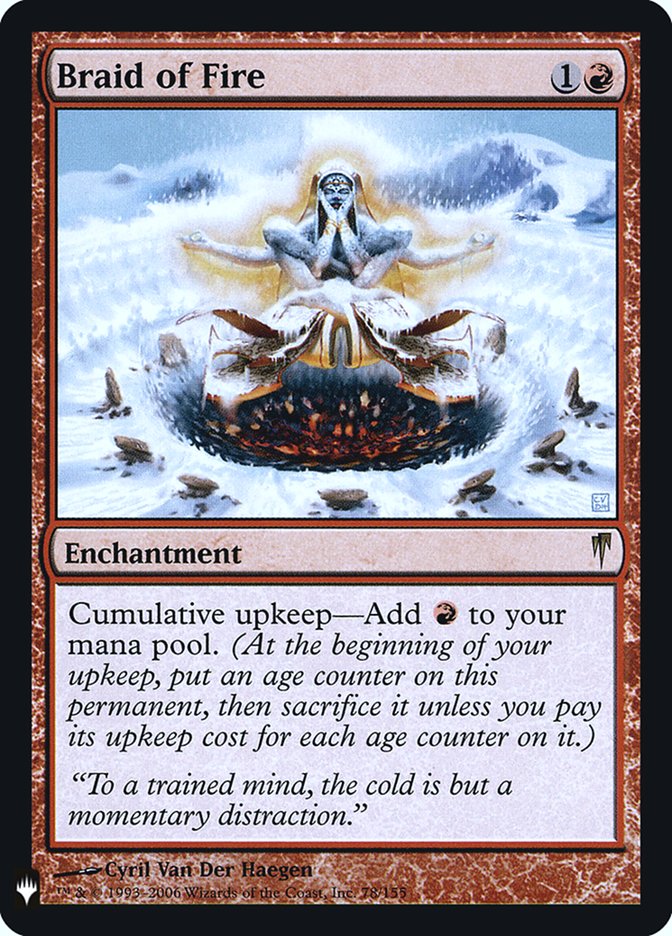Braid of Fire [Mystery Booster] | Gate City Games LLC