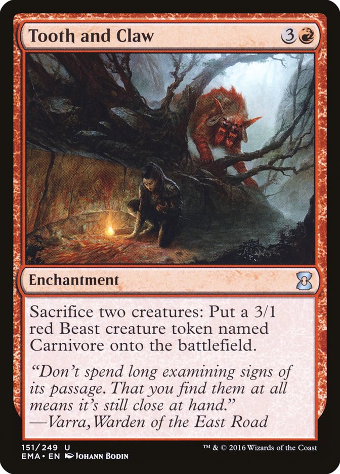 Tooth and Claw [Eternal Masters] | Gate City Games LLC