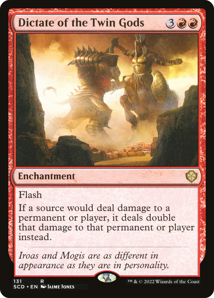 Dictate of the Twin Gods [Starter Commander Decks] | Gate City Games LLC