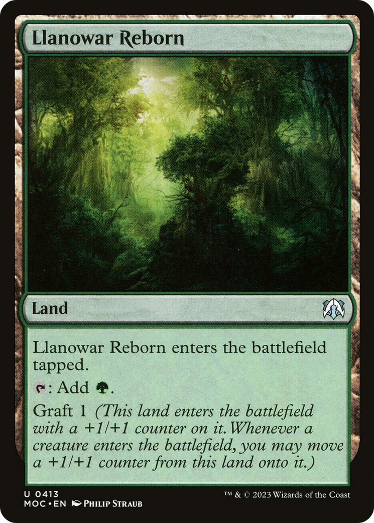 Llanowar Reborn [March of the Machine Commander] | Gate City Games LLC