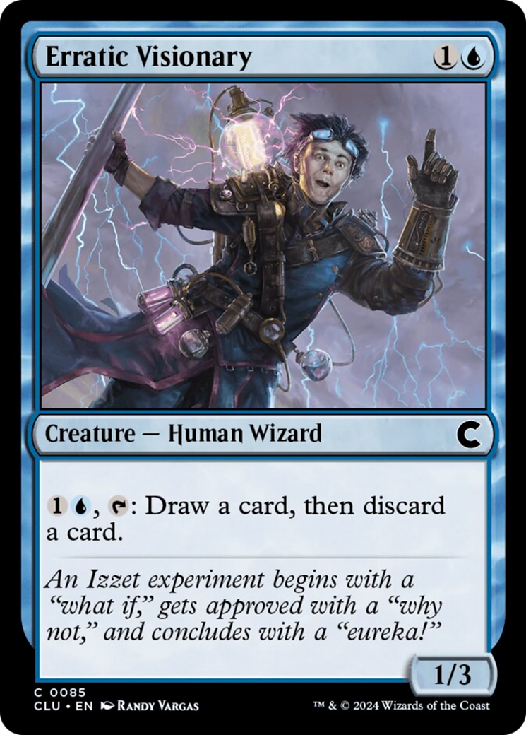 Erratic Visionary [Ravnica: Clue Edition] | Gate City Games LLC