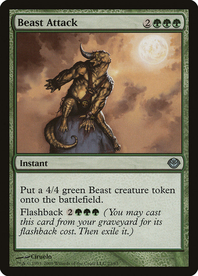 Beast Attack [Duel Decks: Garruk vs. Liliana] | Gate City Games LLC